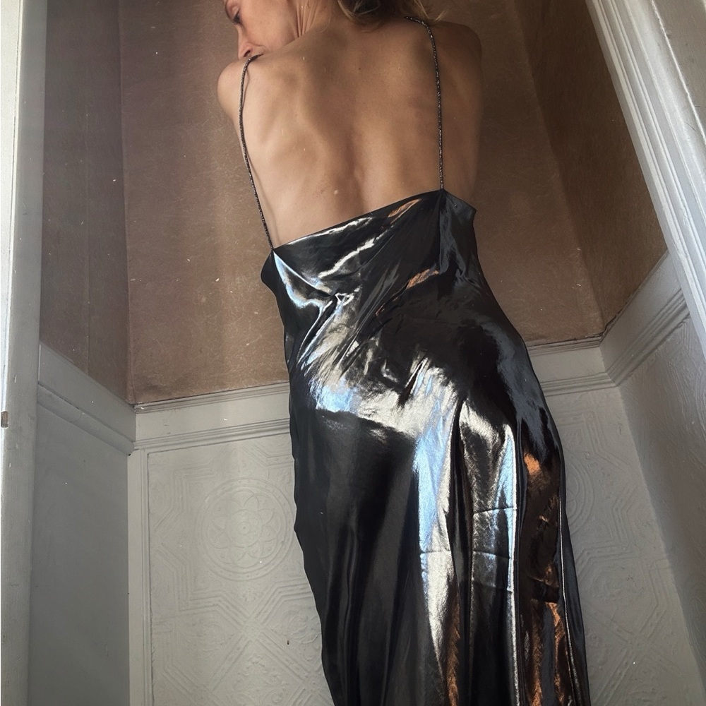 Metallic dress zara - Picture 6 of 14